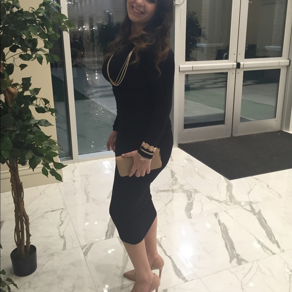 Beautiful midi black dress